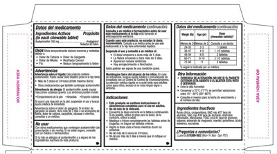 Drug Facts Spanish (Datos Del Medicamento Mejoralito Children)